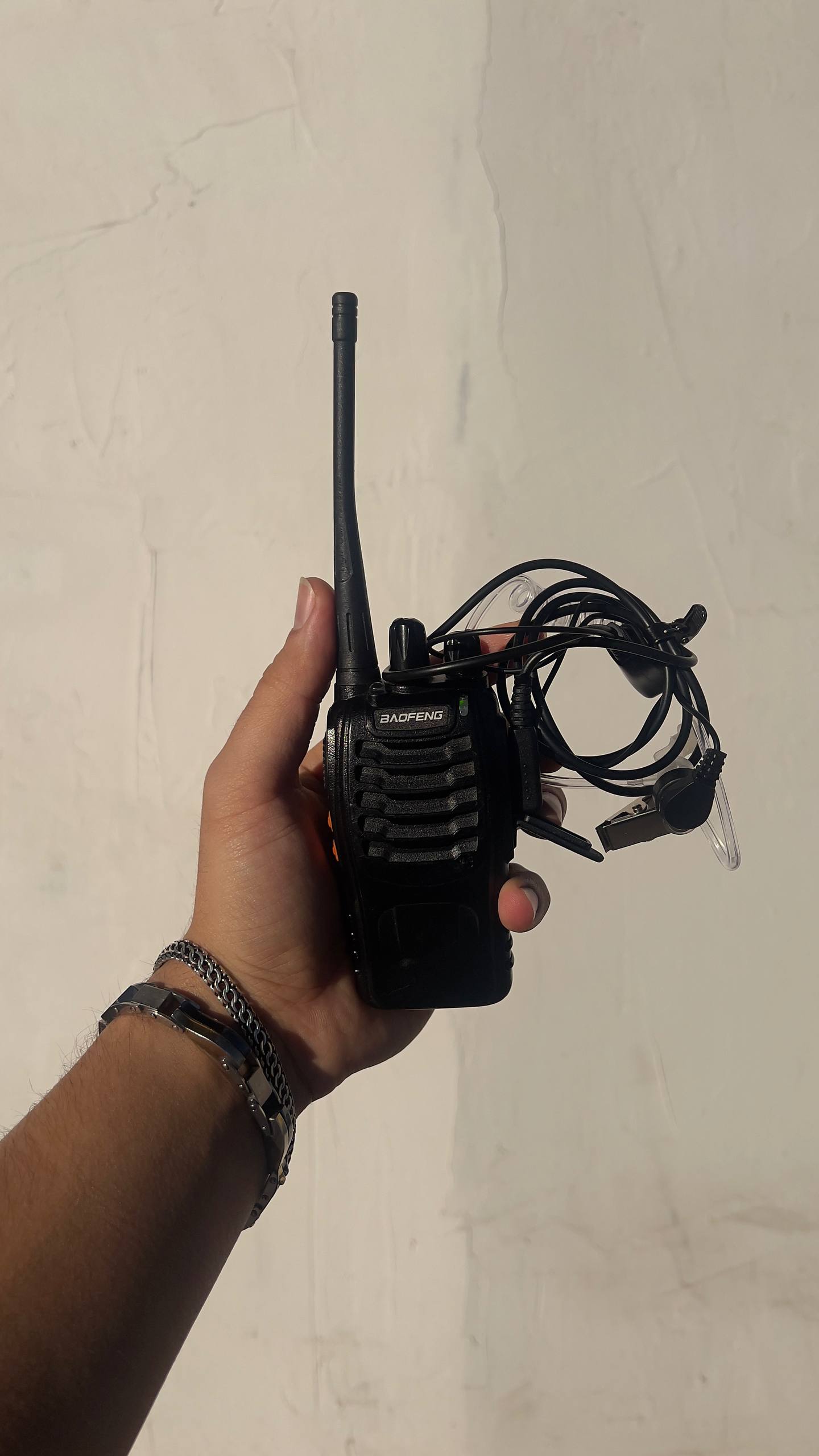 Рация с наушниками